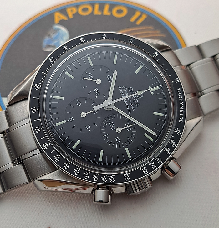 Omega Speedmaster Moonwatch Apollo 11 30th Anniversary Wristwatch Ref. 3560.50